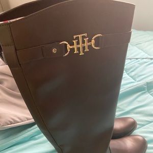 Tommy Hilfiger boots for women super cute and tall only wore once and narrow